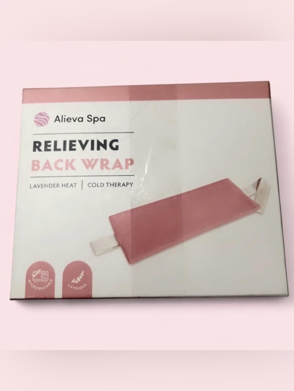 Alieva Spa Relieving Back Wrap - Pink